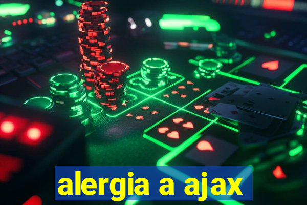 alergia a ajax