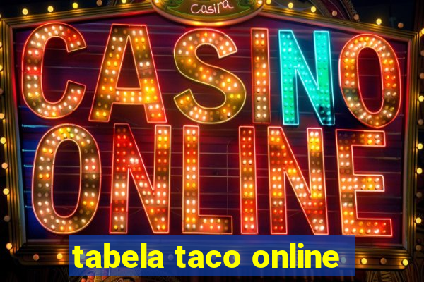 tabela taco online