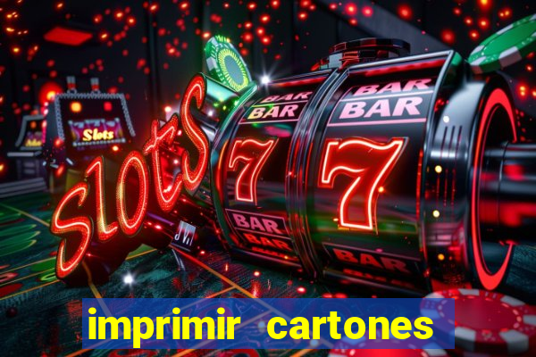 imprimir cartones de bingo