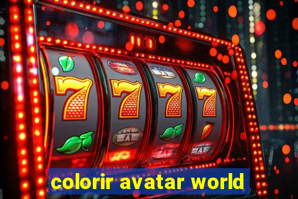 colorir avatar world