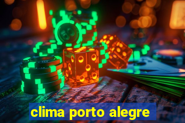 clima porto alegre