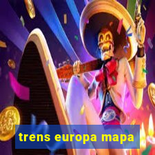 trens europa mapa