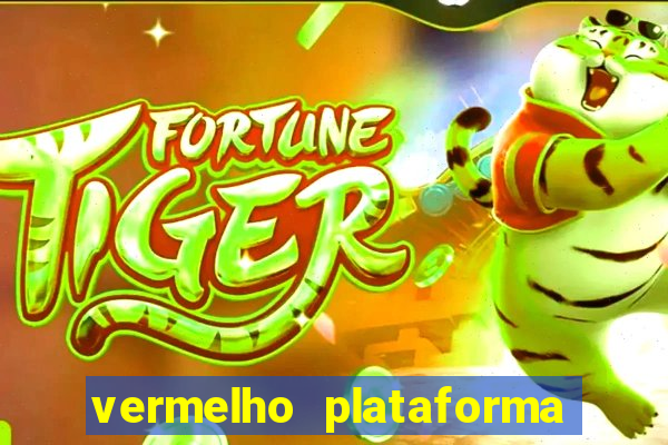 vermelho plataforma de jogos